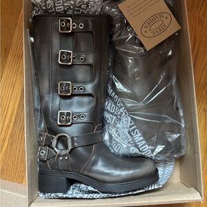 Steve Madden Rocky Brown distressed boots